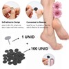 Natury Nails 100 Pieces Interchangeable Sanding Discs with 15mm Base