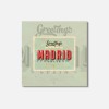 Unbranded Greetings From Madrid Spain Vintage 4'' X 4'' Square