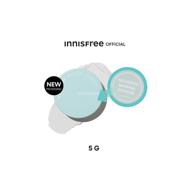 Innisfree No Sebum Mineral Powder Polvo Antibrillo Coreano