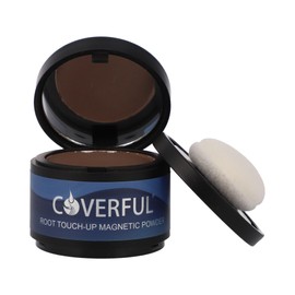 Engrosador de Cabello Rellenador de Barba Maquillaje Temporal Instantaneo Cubre Canas (Café medio)