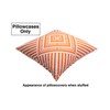 TreeWool Kaleidoscope Accent Set of 2 Cotton Cushion Covers (60