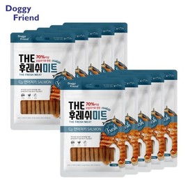 THE Fresh Meat Salmon 100g / THE 후레쉬미트 연어 100g x10강아지육포반려견육포강아지간식반려견간식노령견간식훈련용간식강아