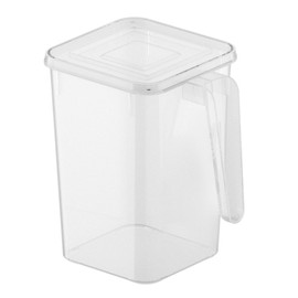 Refrigerator Organizer Box, Clear Plastic Fridge Side Door Storage Container with Lid Food Storage Organizer for Fruits Vegetables Egg