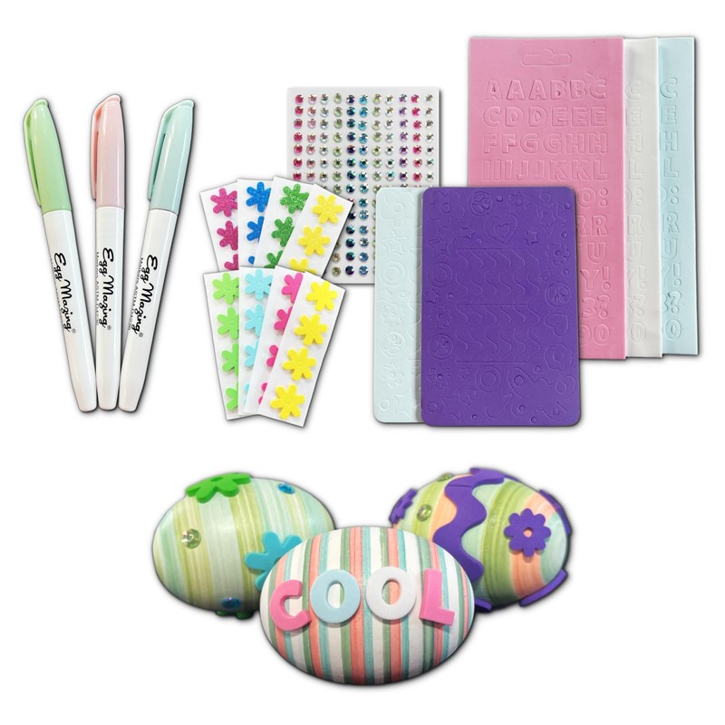 The Eggmazing Egg Decorator Easter Egg-cessory Pack - Accessory Pack
