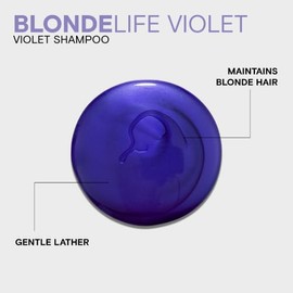 Joico Blonde Life Shampoo Violeta | Para Cabello Rubio Frío y Luminoso | Neutraliza Tonos Anaranjados | Elimina Tonos Amarillos | Aumenta el Brillo | 