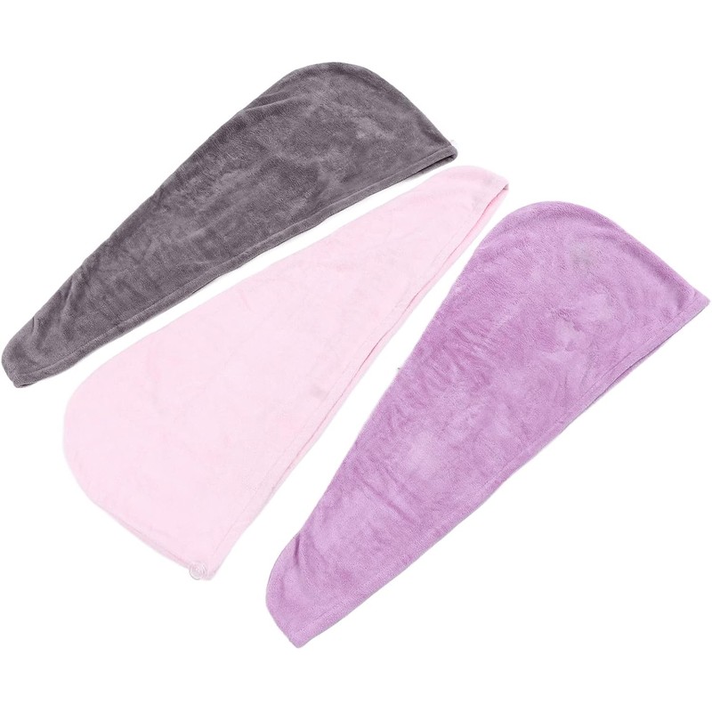 Toalla de Microfibra para el Cabello, Toalla Gruesa de Secado