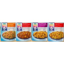 My Own Meals Meal Assortment: New Flavor Assortment - Mushroom Stroganoff, Unstuffed Peppers, Lentil Stew, Tuscan Pasta & Beans (Dairy)