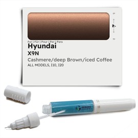 Genuine Colors Paint Pen Cashmere Deep Brown ICED Coffee X9N for Hyundai Braun I10 I20