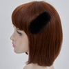 Lala 천연 밍크털 똑딱핀(LALA-H676) Natural Mink Fur Hair Clip (LALA-H676)