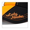 Black & Orange 69 Cap Baseball Cap One Size Hat