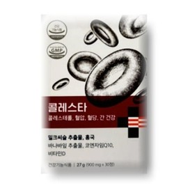 NowCare Cholesta 900mg x 30 tablets / 나우케어 콜레스타 900mg x 30정