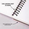 Deokke A4 Sketchbook with Spiral Bound, 100 GSM 50 Sheets/100