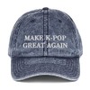 Make K-Pop Great Again Hat (Embroidered Vintage Cotton Twill Cap)