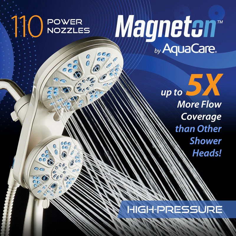 AquaCare Magneton High-Pressure 48-mode Luxury 3-way Combo System with Magnetic
