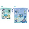 Tees Factory PM-5530374BM Pokémon 2P Drawstring Set, Gradient/Blue & Mint,