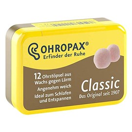 Ohropax - Tapones para los oídos clásicos - 12 tapones para los oídos