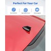 DSWSQ Carbon Fiber Shark Fin Shape Roof Antenna Cover Decor