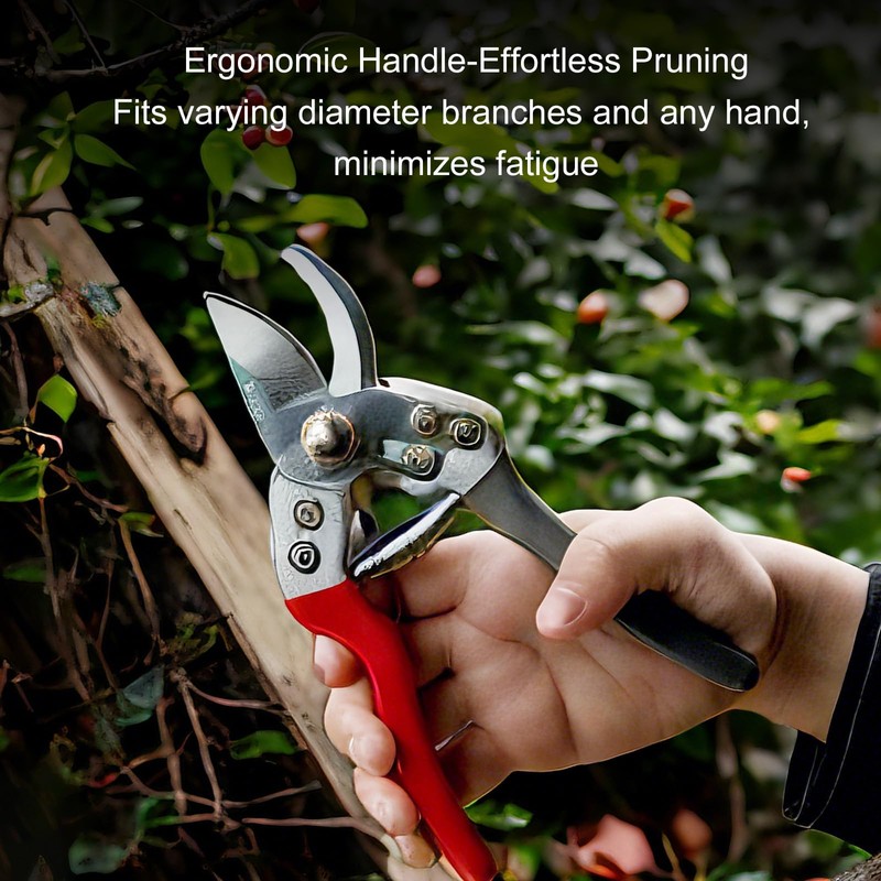 Pro Bypass Pruning Shears, Heavy Duty Garden Scissors Ultra Sharp