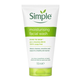 SIMPLE, Limpiador facial con efecto Humectante, 150 ml