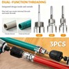 PVC Pipe Threader,Internal and External Threading 1/2" 3/4" 1"NPT
