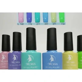 Gel Semipermantente Marca Mussa Gama 6 Piezas Para Uñas