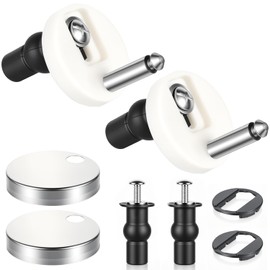 Quick Release Toilet Seat Fixings Universal Toilet Seat Fixings Toilet Seat Hinges Easy Installation and Fixtures Quick Release Toilet Seat Fittings for WC Toilet Blind Holes