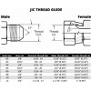 CR Performance 6 Hydraulic Hose Fittings - 3/8 ID Hose