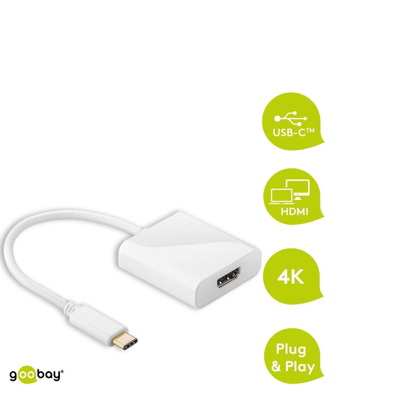 Goobay 66259 USB-C to HDMI Adapter - USB-C Male to