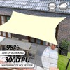 RICHIE Upgrade 16'x20' Sun Shade Sail Rectangle Canopy, Water Resistant