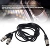 XLR Male to Dual XLR Female Cable Microphone Stereo Balanced