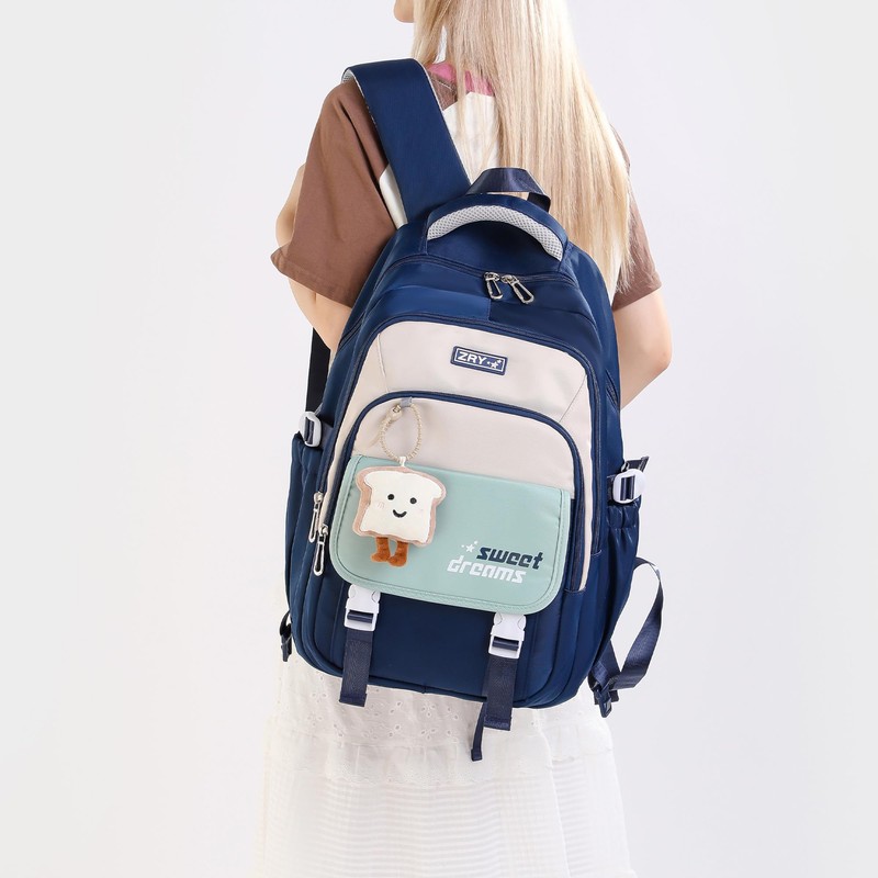 Makukke School Backpack Teenager School Bag Girls 5th Class 30L
