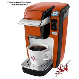 WraptorSkinz Decal Style Vinyl Skin compatible for Keurig K10 / K15 Mini Plus Coffee Makers Solids Collection Burnt Orange (COFFEE MAKER NOT INCLUDED)