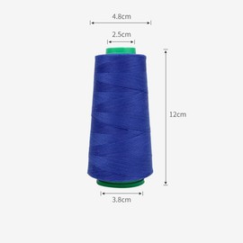 3000Yards Polyester Sewing Thread Dark Blue Thread for Embroidery/All Sewing Purpose Hand and Machine