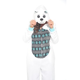 Just Love Adult Onesie POLAR BEAR,SMALL