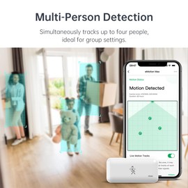 LinknLink eMotion Max 60GHz mmWave Radar Presence Sensor, Motion2MQTT Home Assistant, Smart Home Compatible, Work with Alexa and Google Home