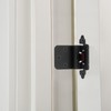 sourcing map 2 Pack Self Closing Cabinet Hinges, 3/8" Overlay