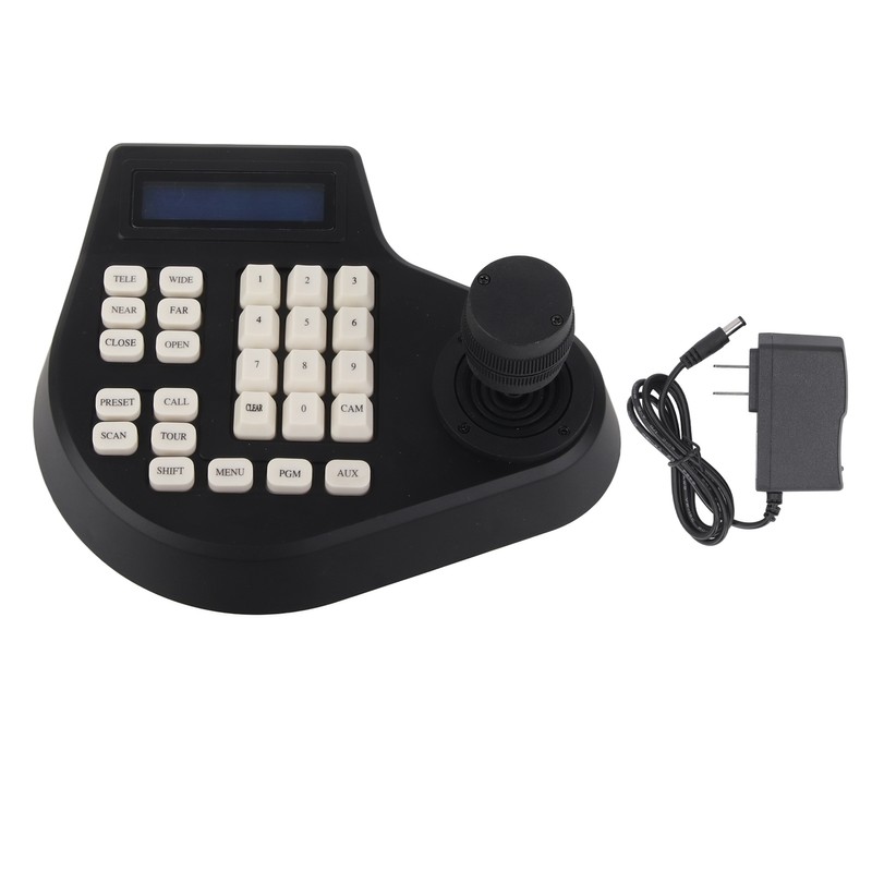 3D PTZ Camera Keyboard RS485 PTZ Joystick Controller LCD Display