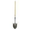 Westward Round Point Shovel, 48 In.Handle, 14 ga. - 1WG31
