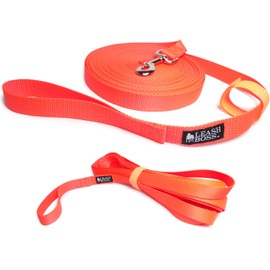 Leashboss Extra Long Dog Leash - Long Lead Leash for Dog Training - Recall Leash for Dogs Outside