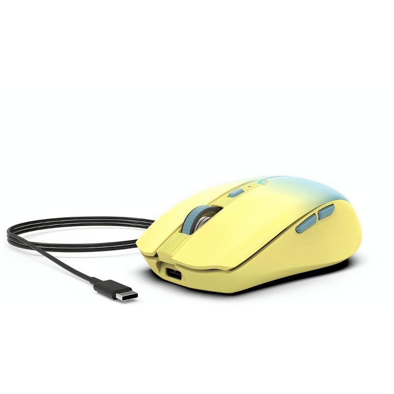 Inca Mouse IWM-511RS 1600 DPI Wrls BT 6D Button Yellow