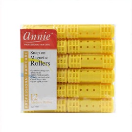 Annie Beige Hair Rollers 12 Count Pack Beauty Products For Everyday Glamour