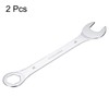 sourcing map 2Pcs Thin Combination Wrench Metric 32mm 6-Point Ended