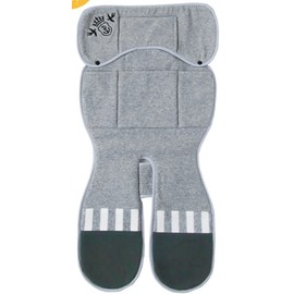 DORACO Cool Stroller Seat, Includes Cold Packs, For Babies, Soft, Cold Insulation, Heat Stroke Prevention, Cold Insulation Sheet, For All Seasons! Pile Sheet, Brand, Draco (Gray Border)