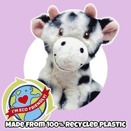 Deluxe Paws Your Planet Soft Cuddly Eco Plush Toy 15cm (Cow)