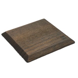 Square Tray, Plain, Kanazawa Paulownia Craft, Iwamoto Seishoten, Grilled Paulownia, Wooden, Made in Japan