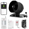 WIFI Alarm Home Security System,Wireless Burglar Alarm System with Loud