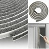 COUMENO Strong Adhesive Brush Weather Stripping,0.9in (T x 0.4in (W)