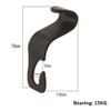 Car Hook Storage, Set of 4, Load Capacity 44.1 lbs