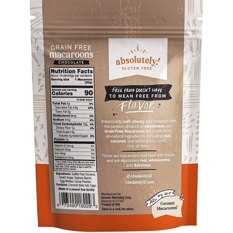 Absolutely Gluten Free Coconut Macaroons With Chocolate Drizzle, Grain Free,