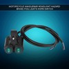 Universal 22mm Motorcycle Handlebar Headlight Switch- Handlebar Brake Fog Lights